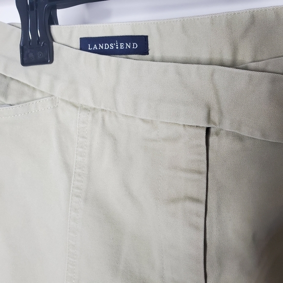 Lands End Womens 12 P khaki pants - Picture 2 of 10